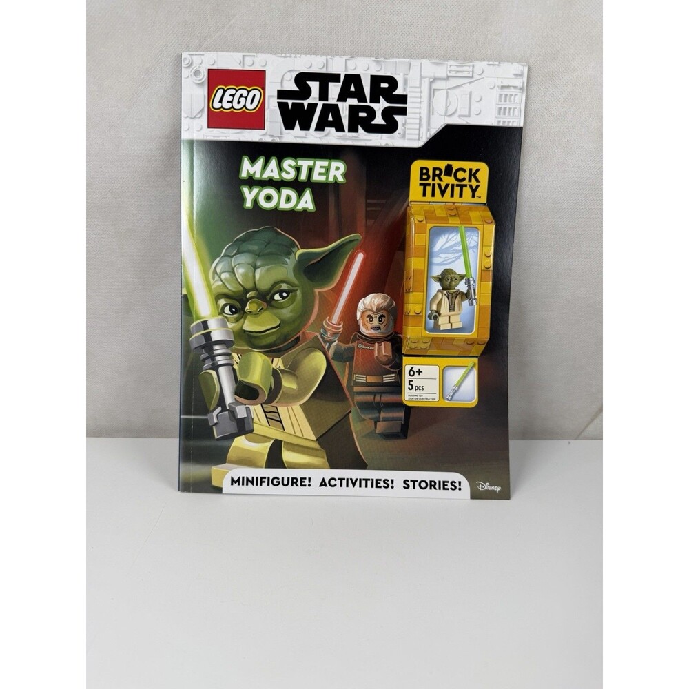 LEGO Star Wars Master Yoda Activity Book 2025 NEW Includes Minifigure Yoda Toy